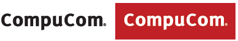 CompuCom logo usage examples