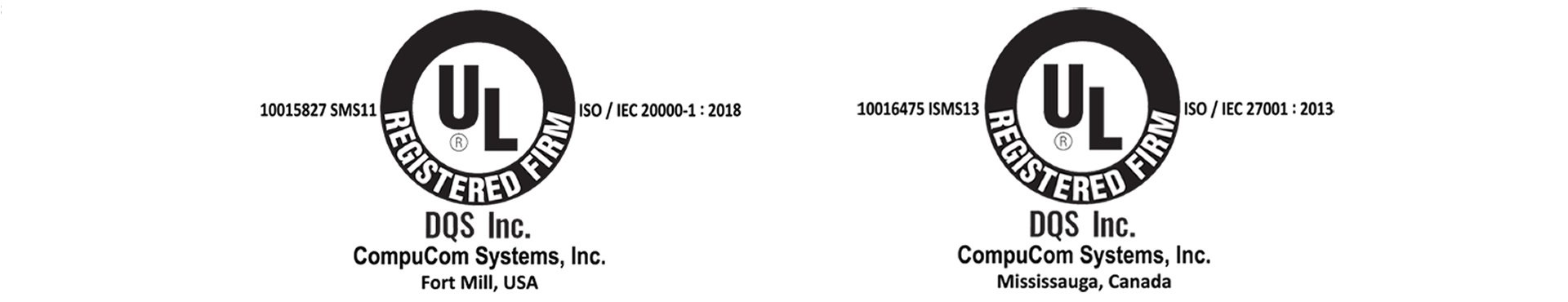Compucom ISO certification