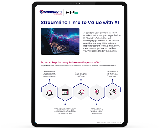 HPE Streamline Time to Value with AI