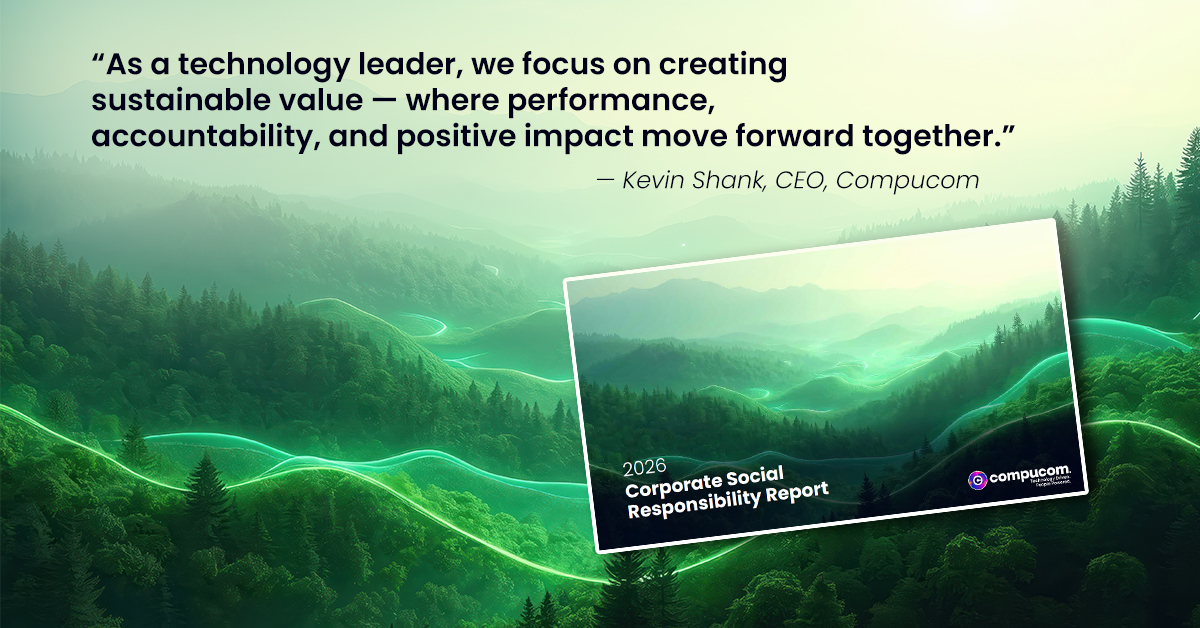 Featured image for “Compucom Releases 2026 Corporate Social Responsibility Report Highlighting Measurable Progress”
